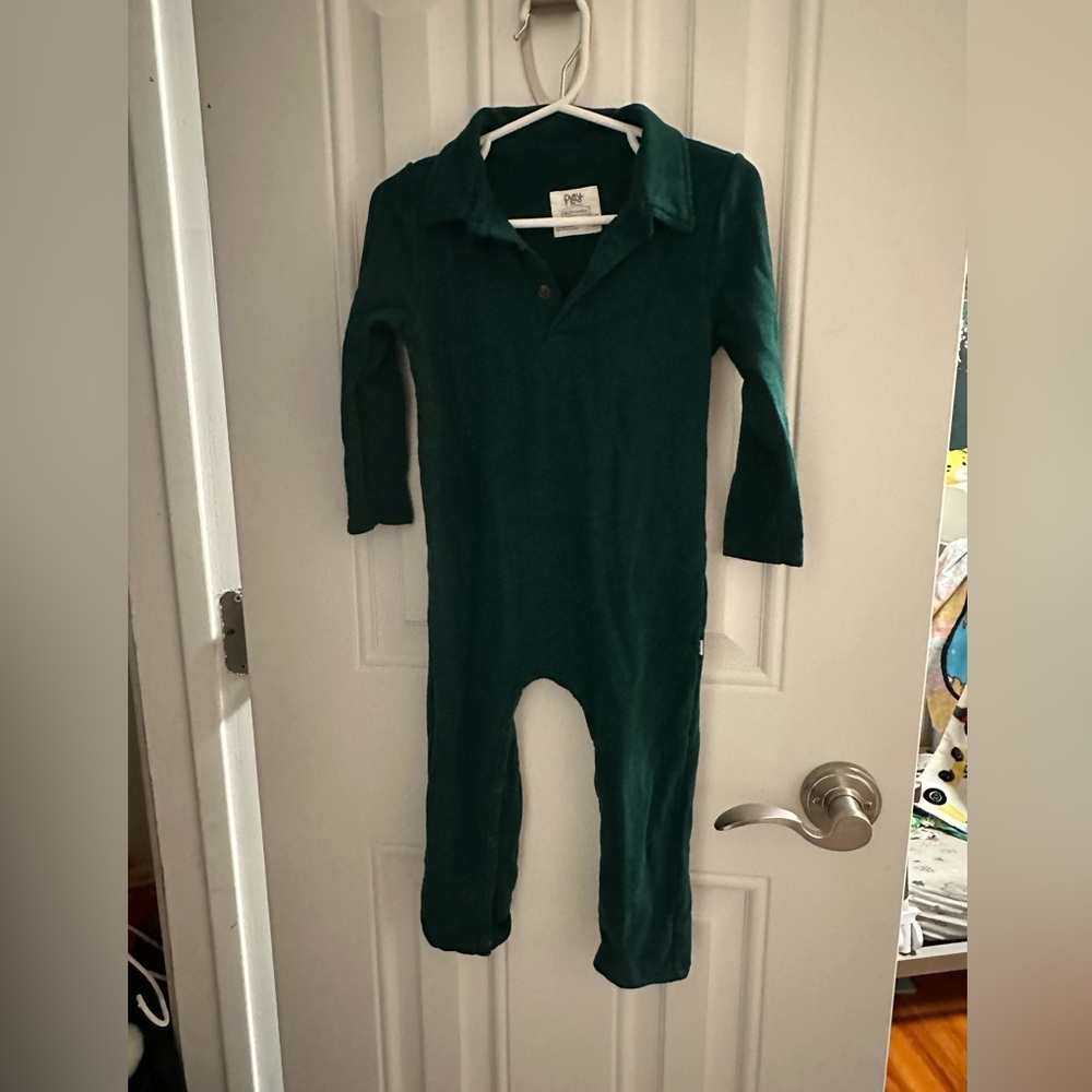 Green Little Sleepies One-Piece